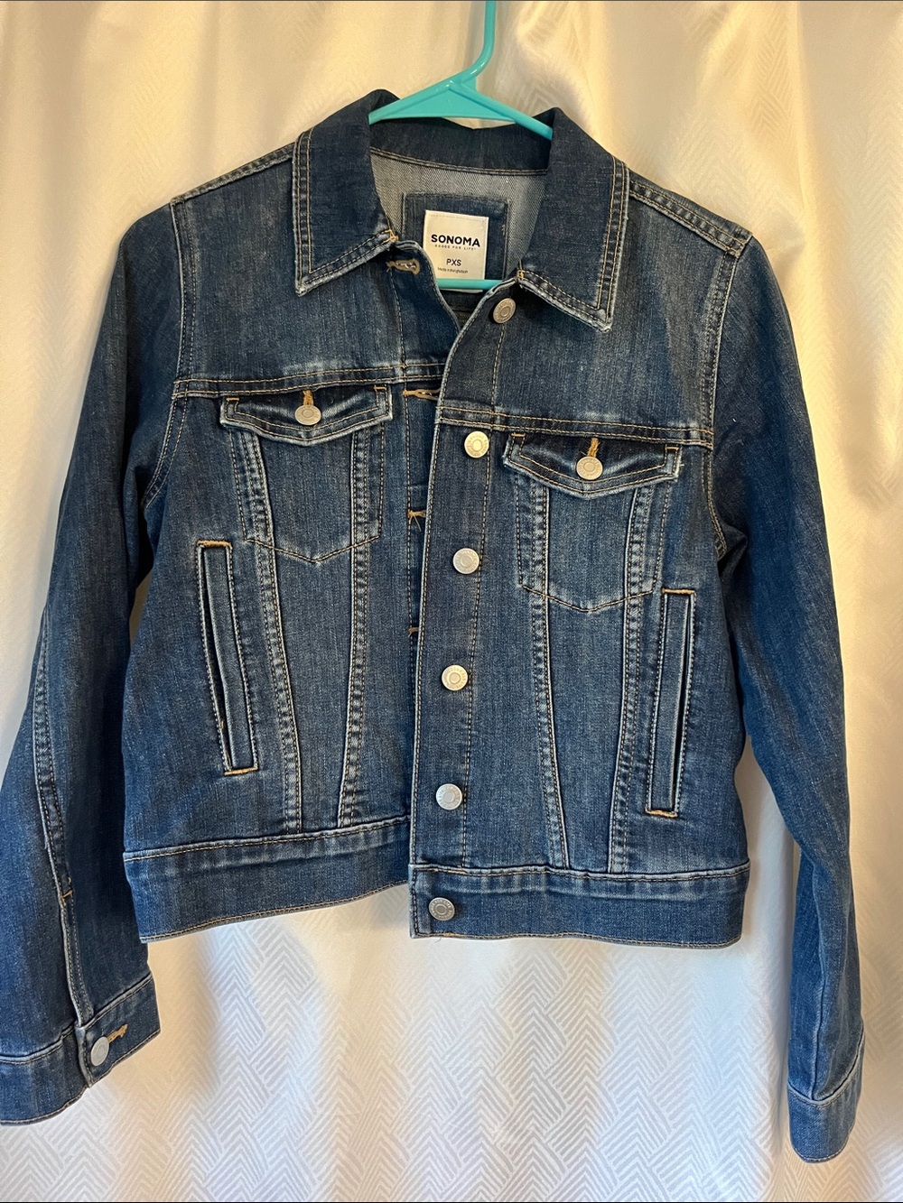 Sonoma Women's Dark Blue Denim Jacket